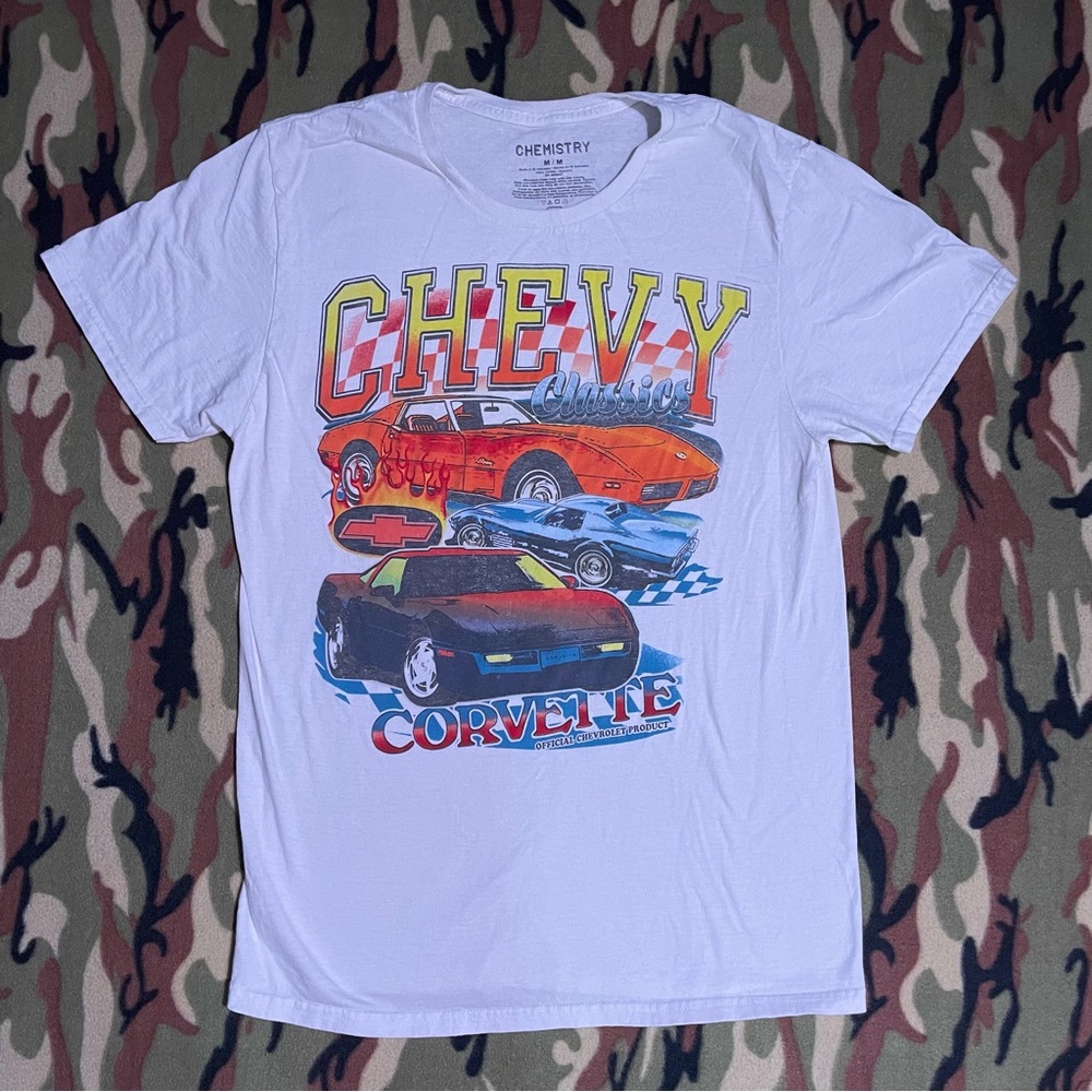 Chevy Corvette GM shirt medium